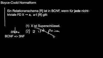 13.62 Boyce-Codd Normalform BCNF