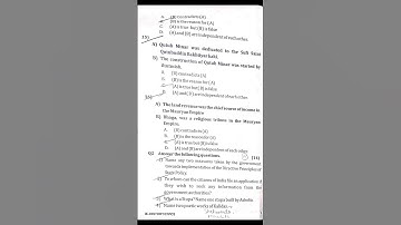 ICSE board class 9th History/Civics question paper of previous year of second term #ICSE #exam