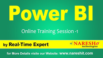PowerBI Online Training Session 1 | by Mr. Real-Time Expert