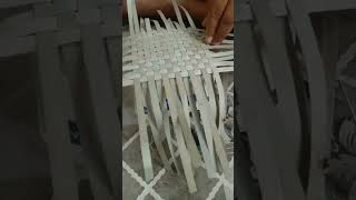 Crafting bow by waste plastic strips 💯