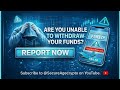 AURUM (aurum.foundation) SCAM - Watch this to withdraw !!