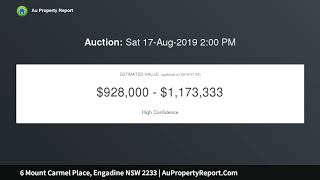 6 Mount Carmel Place, Engadine NSW 2233 | AuPropertyReport.Com