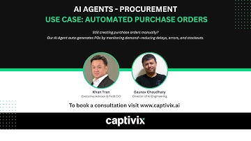 AI in Procurement: Automating Purchase Orders with AI Agents | Captivix Use Case