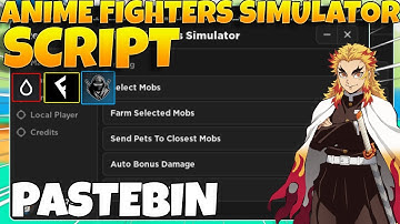 [BEST] Anime Fighters Simulator Script | Auto Farm + Hatch +Auto Time Trial & MORE | PASTEBIN 2023
