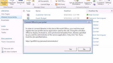 SharePoint 2010 | Connect to MS Office 2010