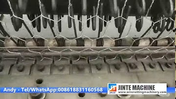 Jinte-Newly CNC straight and reverse twisted hexagonal wire mesh machine chicken wire machine
