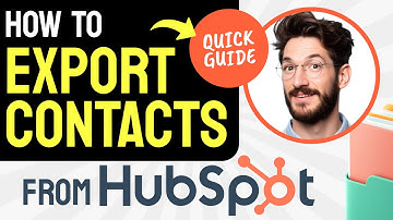 How to EXPORT Contacts from HubSpot (Step by Step) 2025