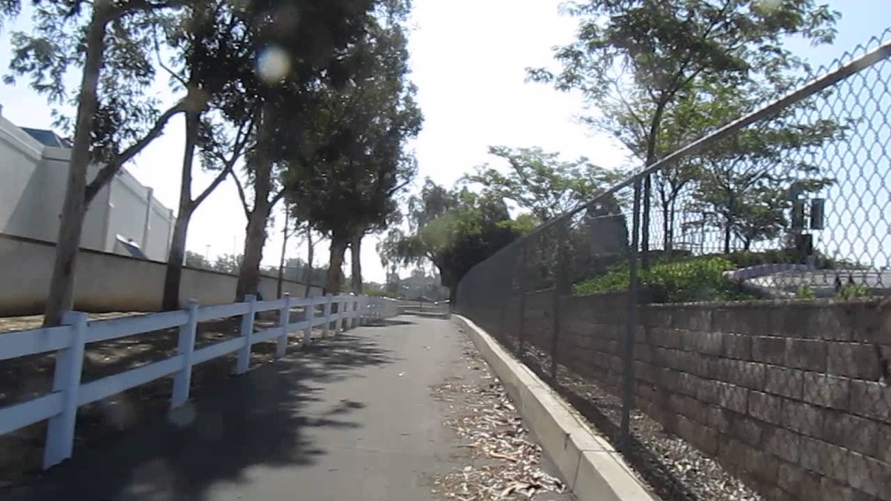 Yorba Linda Recreational Trail (YLRT) riding my MTB heading toward the