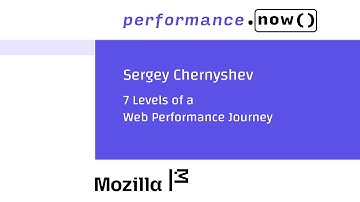 7 Levels of a Web Performance Journey - Sergey Chernyshev - performance.sync() 2025
