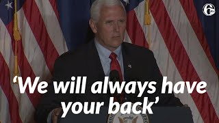 Vice President Pence to Philadelphia police union: 'We will always have your back'