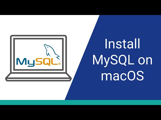 How To Install Mysql On Macos (Using A Dmg File) - Youtube