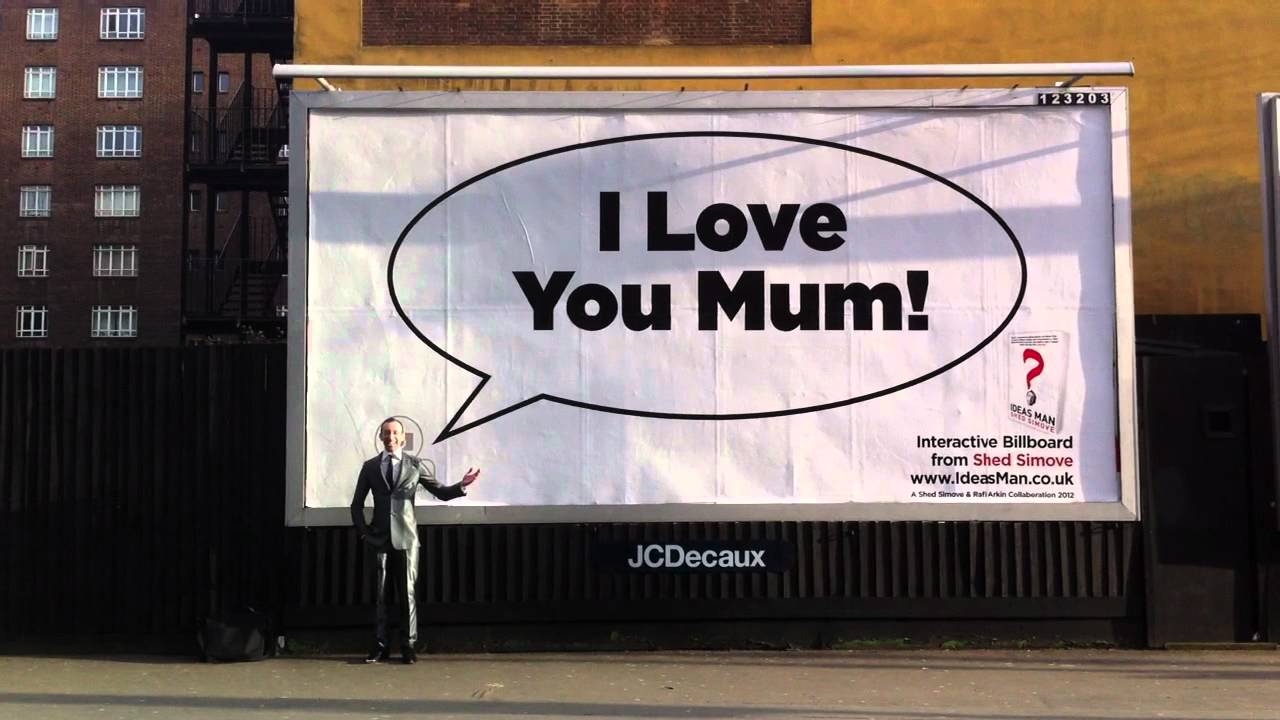 MOTHER'S DAY INTERACTIVE BILLBOARD BY SHED SIMOVE