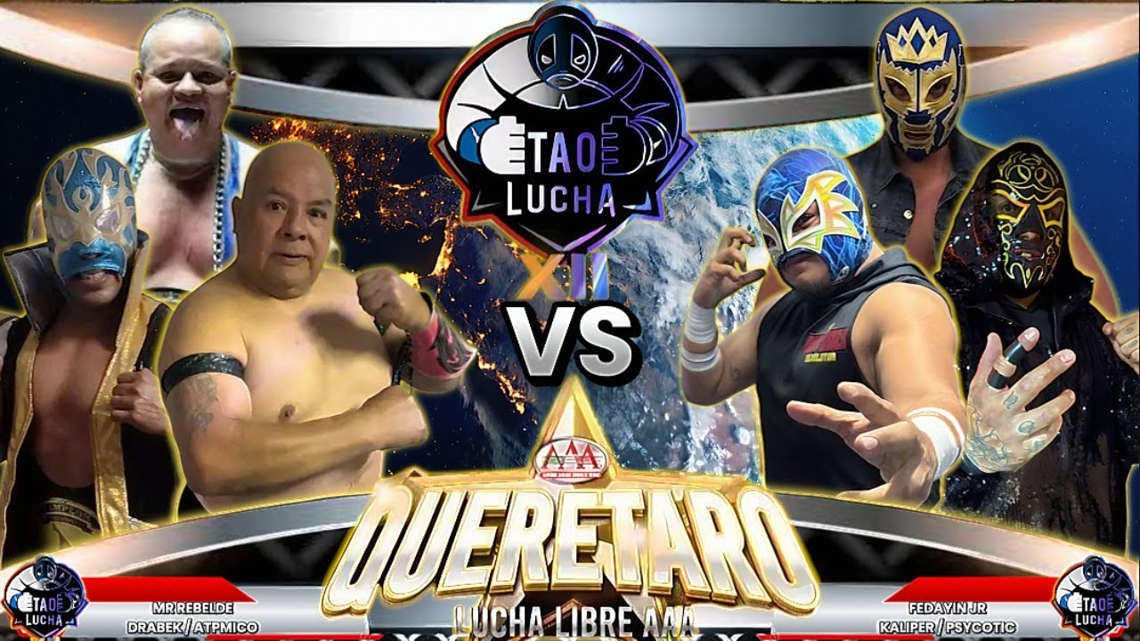 DRABEK, MR REBELDE Y ATOMICO (CONSAGRADOS) VS FEDAYIN JR, KALIPER Y PSYCOTIC (NEW ORDER REVOLUTION)