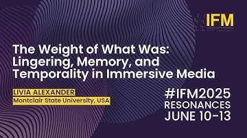 #IFM2025 | The Weight of What Was: Lingering, Memory, and Temporality (...) by Livia Alexander