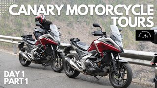 Riding Around Gran Canaria on Honda NC750s with Canary Motorcycle Tours: Day 1 Part 1 🌞