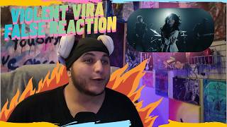 VIOLENT VIRA   False Reaction Official Music VideoREACTION
