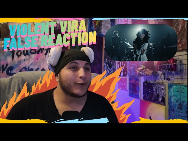 VIOLENT VIRA   False Reaction Official Music VideoREACTION