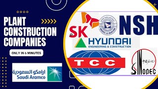 Plant Construction companies in Saudi Arabia || Shutdown Company || Top 10 Companies in Saudi Arabia