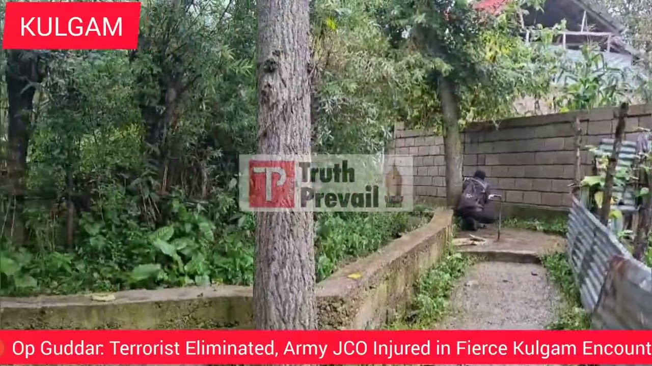 🔴 Op Guddar: Terrorist Eliminated, Army JCO Injured in Fierce Kulgam Encounter 