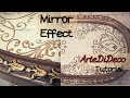 DIY: Εφέ παλαιωμένου καθρέφτη επάνω σε γυαλί!  Effect of aged mirror on glass! ArteDiDeco  [CC]