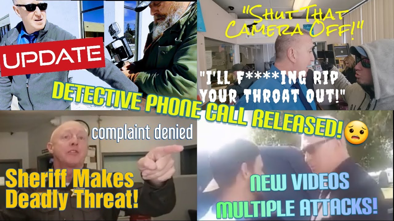 Cops Makes Death Threats & Attack on Video! Complaints Denied! Presque