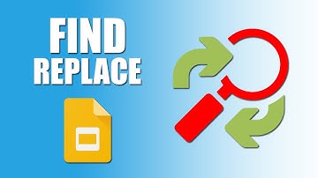 How to find and replace in google slides presentation