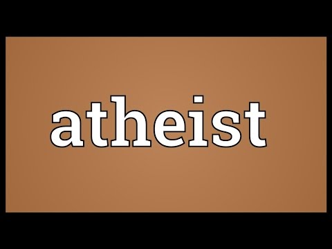 Atheist Meaning