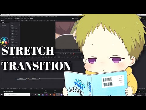 Davinci Resolve AMV Tutorial Stretch Transition || Stretch Transition Davinci Resolve