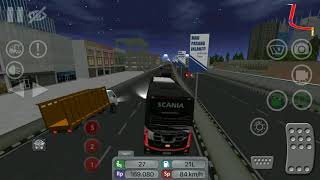 Supir Malam Ugal Ugalan | Bus Simulator Indonesia | BUSSID Android Gameplay screenshot 5