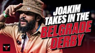 Joakim Noah watches basketball's MOST INTENSE rivalry!