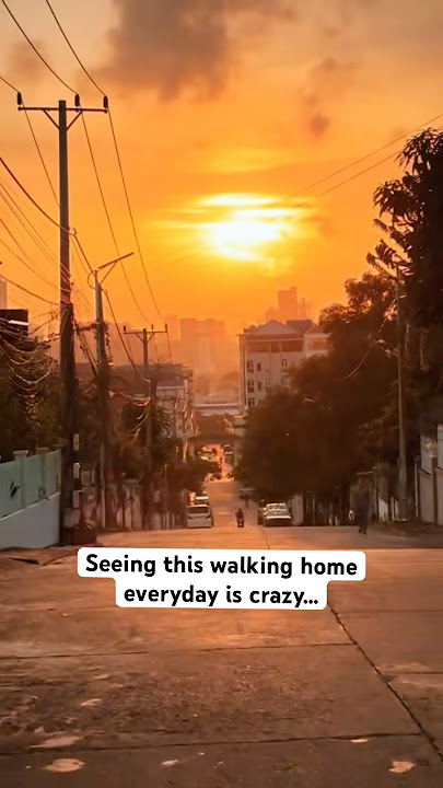 Never seen the sky light up like this😠#sunset #beautiful #nature #travel #vlog #southeastasia
