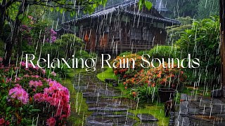 🔴 Dormir profundamente con la lluvia en un hermoso jardín 🌧️ La lluvia trata el insomnio