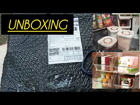 UNBOXING Shoppee Beautiful storage Container @Arlenesjourneyofficial