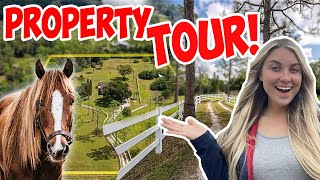 FULL PROPERTY TOUR OF MY NEW FARM!
