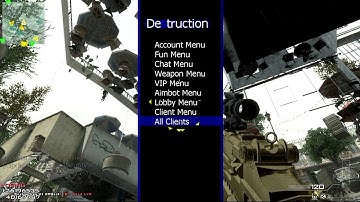MMAMichaelB - MW3 - Destruction V1 Mod Menu - Rank Up/Unlock All Lobby & Fun - Resistance - [HD]