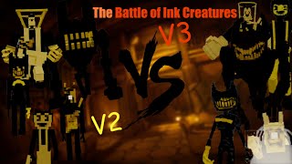 BENDY AND THE INK MACHINE V2 ADDON Vs V3 | MINECRAFT PE | UNEXPECTED RESULTS! screenshot 5