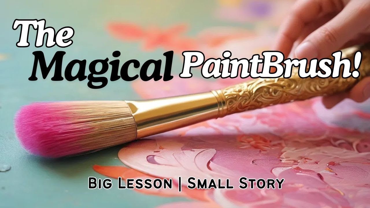 The Magical Paintbrush | English Story | Listen & Speak | Short Story | Kiddie Buzz