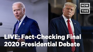 Celebrity Fact-Checking the Final 2020 Biden-Trump Presidential Debate | LIVE | NowThis Net Worth