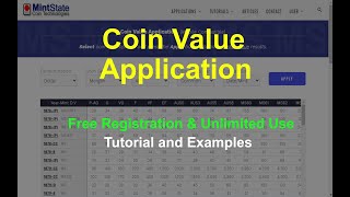 Coin Value Application (Free Online) - MintState Tutorial screenshot 5