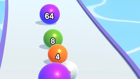 Ball Run 2048 ASMR! iOS Android Game!