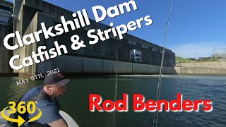 360/VR Clarks Hill Dam Catfish and Stripers