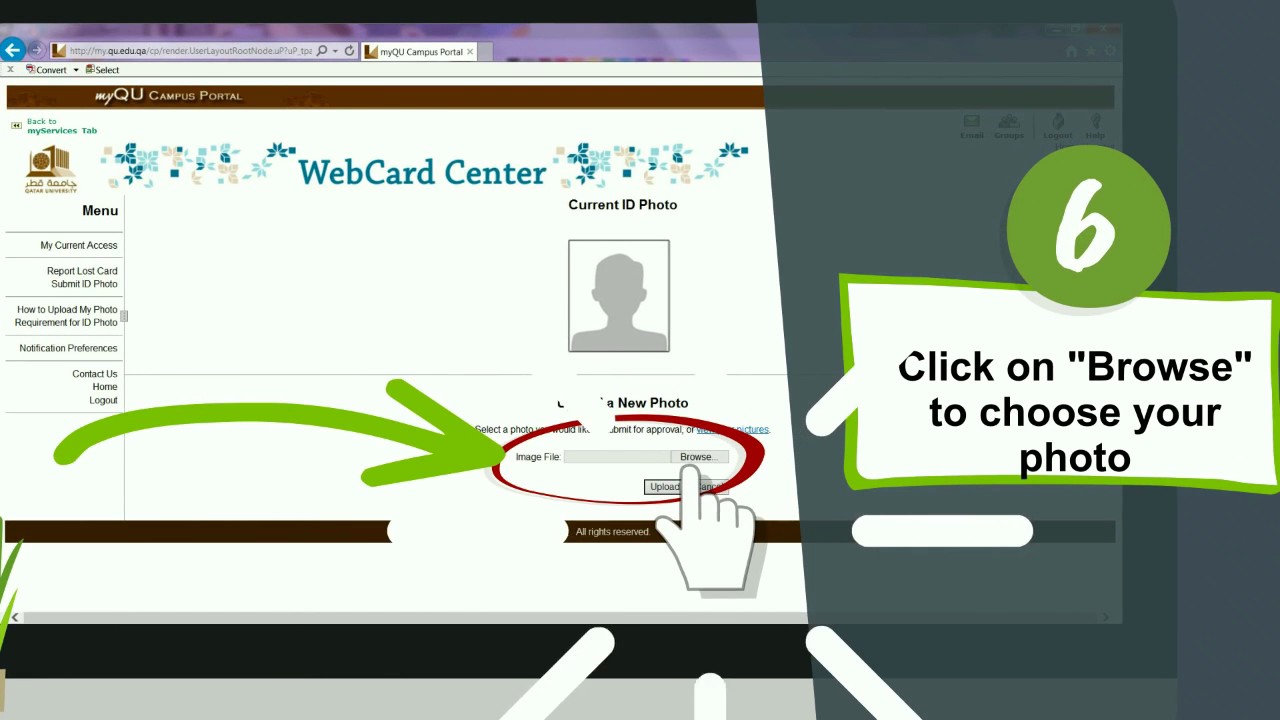 Request Your Id Card Online Qatar University