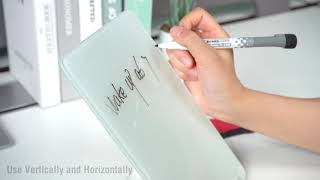 MaxGear Desktop Dry Erase Board, Small Dry Erase Whiteboard with Stand 9.45" x 6.69" Mini Dry Erase Board