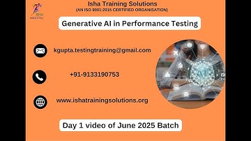 Gen AI in Software Testing  Day 1 Video of 18th june 2025 @ 8 PM IST