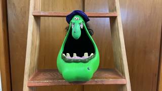 Animated Big Mouth Candy Bowl Witch w/ Big Nose - Gemmy Halloween 2002