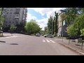 2020-05-09 таксі Uber VW Polo підрізає велосипед на перехресті Київ reckless driving Kyiv Ukraine