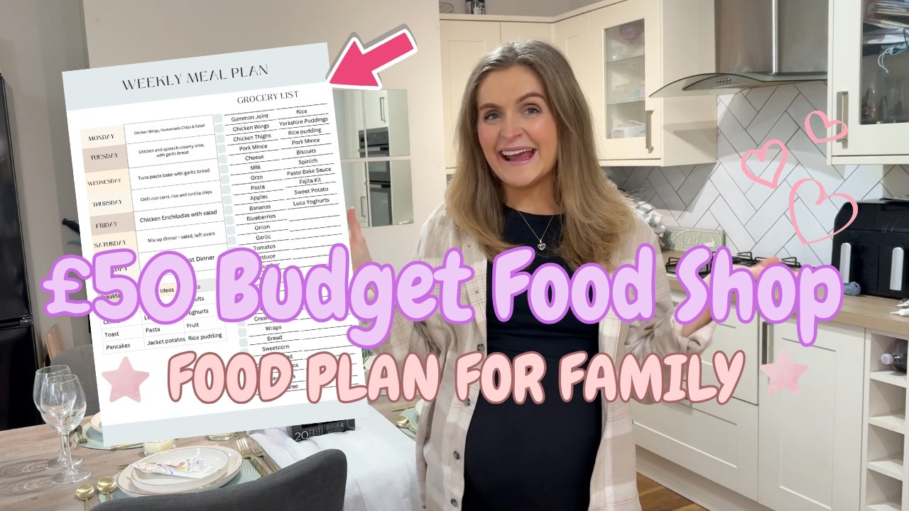 What £50 Buys for a Family in 2026 | Budget Weekly Food Shop & Meal Plan