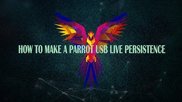 HOW TO MAKE A PARROT USB PERSISTENCE FULL VIDEO 2018
