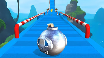 Sky Rolling Ball 3D Gameplay New Update Level 284