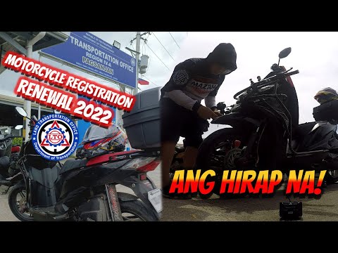 LTO RENEWAL OF MOTORCYCLE 2022 | Bakit ang hirap mag Renew at magparehistro ngayon?